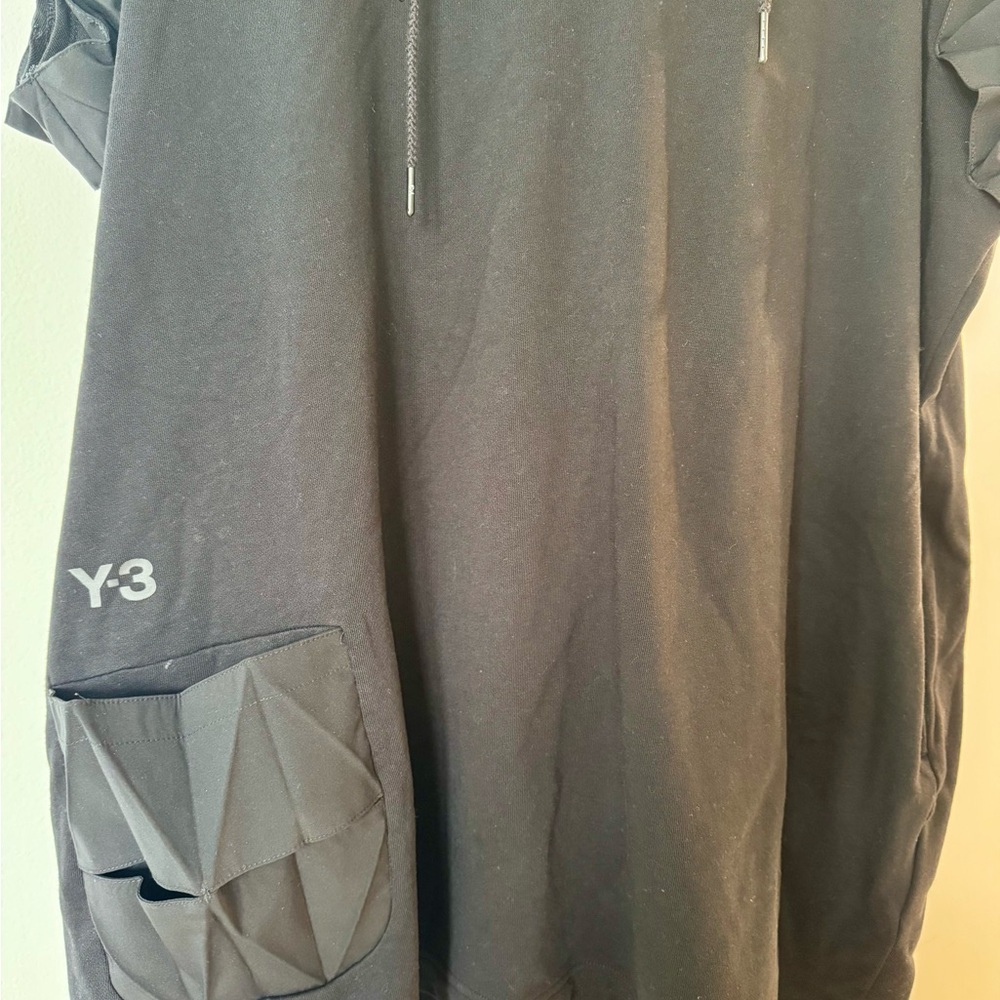 Y-3 Adidas Yohji Yamamoto fabulous tunic/ dress hoodie, S/P unique style